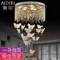 Aoyin Mode Kreatif Anak Room Chandelier Crystal Light Malaikat Hangat