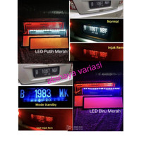 Tatakan Plat Mobil COLORADO CHEVROLET Tatakan Lampu LED 2 Pcs