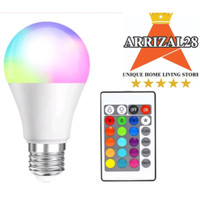 (100gr) LED RGB BULB REMOTE CONTROL BOHLAM LAMPU 16 WARNA WARNI