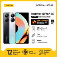 TERBARUU REALME 10 PRO+ 5G 8GB+8GB*|128GB (120HZ CURVED VISION DISPLAY