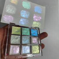 9 Colors Pearly Solid Watercolor Paint Set Acuarelas Palette Painting