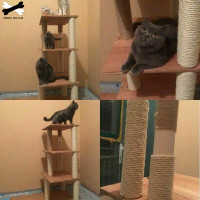 Diy Cat Scratcher Sisal Rope For Cat Scratching Post Tree And Tower .