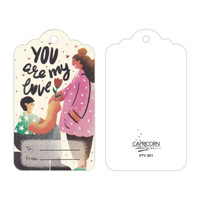 Ready Capricorn Design Gift Tag / Hang Tag Valentine Isi 1 - Htv001