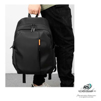 Tas Ransel Laptop Kerja Sekolah Pria Anti Air Premium-Hitam