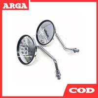 spion bulat honda yamaha dan suzuki full besi crome spion scoopy