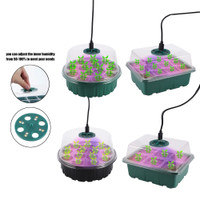 Greenhouse Germination Led Grow Light Seed Starter Tray Seed Pots