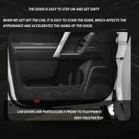 A For Toyota Prado Domineering Car Door Carbon Fiber Stickers Interior