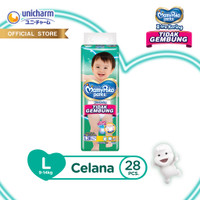 MamyPoko Pants X-tra Kering Slim Tidak Gembung - L 28 - Popok Celana