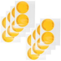 8 Sheets Emergency Stop Sign Stickers Industrial Machinery Emerge