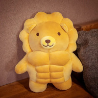 New Badan Otot Comel Teddy Mainan Mewah Haiwan Teman Lelaki Huggable B