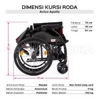 Kursi roda Apollo Avico Aluminium