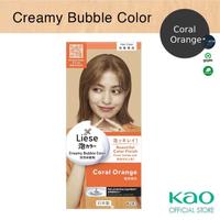 Liese Creamy Bubble Color Coral Orange