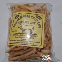 COME!! Krupuk/krecek rambak kulit sapi Gemilang Jaya 500gr