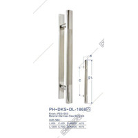 PULL HANDLE DEKKSON DELUXE PH DL1868 40X25X760X1200 PSS SSS