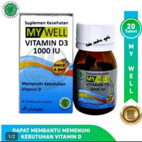 1zy my well vitamin d3 1000 iu 20 Tablet Original MY Well Vitamim D