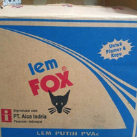 Favorite| Lem FOX Putih Biru 600 gram - Kertas Kayu