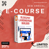 Video Pembelajaran/ Ecourse Blogspot Landing page Builder