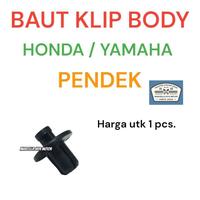 1 pcs Klip Body PENDEK Motor Nmax Vario PCX Aerox Beat Lexi Spacy ADV Universal Baut Rivet Baud BAUT KLIP BODY HONDA / YAMAHA PENDEK