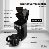 Bolde Digital Coffee Maker Fontana - Mesin Pembuat Kopi Teh Otomatis