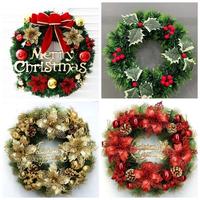 Garland Natal Dekorasi Pintu 30 CM Ornamen Natal Garland Pintu