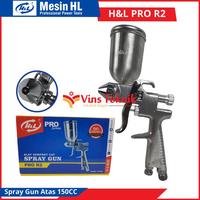 Spray gun Alat catt semprot tabung atas PROR2 H&L PRO R2