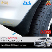 JSL Mud Guard Agya 2014 Karpet Penahan Lumpur Black