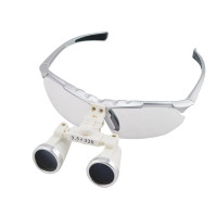 New High End Luxury Silver Dental Surgery Medical Binocular Magnifier
