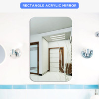 Cermin Akrilik DIY Bathroom Wall Acrylic Mirror Waterproof