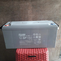 Battery Vrla Fiamm SP 12v 150ah made in italy good panel surya ups dll