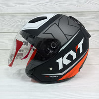 [LAKSOUT] NEW HELM KYT DJMARU DJ MARU MOTIF SERI #17 BLACK MATT/RED