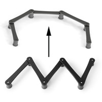 Hockey Stickhandling Trainer Lightweight 5 Sections Versatile Training Aid for Skills and Puck Control