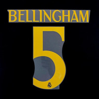 NNS R. MADRID 23 - 24 AWAY / 3RD = BELLINGHAM (5). ORIGINAL FOR JERSEY TERLARIS