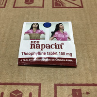 MD Neo Napacin 1 Strip 4 Tablet Kaplet / Grosir Murah / Obat Sesak Napas