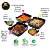 PAKET GRILL GOCHUJANG KOREAN BBQ + BEEF SLICE REGULER 2-3 ORG (HALAL) 11.11