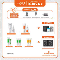 NEW!!! NEW!!! YOU Facial Wash Paket 2in1 Skincare | Sabun Muka | Hy! Amino | Spotcare X | Radiance Glow | Radiance Up!