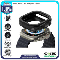 Ringke Apple Watch Ultra Air Sports Black Softcase Anti Crack Armor Hemat