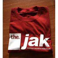 Kaos Baju Obral Combed 30S Distro The Jak Polos Persija Jakarta Mania