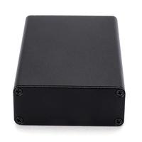 Masterpiece| Box Aluminium Project Case Enclosure Metal 5x8x2cm Warna Hitam