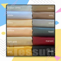 C0ME! KAIN SATIN POLOS 1 0,5m / 0,5 meter
