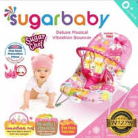 Sugar Baby Bouncer Deluxe Musical Vibration Sugar Chef - Termurah