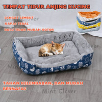 Tempat Tidur Sofa Kasur Anjing Kucing Empuk Anti Slip