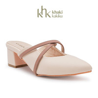 [ KHK by Khakikakiku Yumi Cream Heels Berkualitas