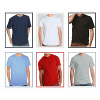 Kaos Polos Atasan Pria Wanita Oblong Pendek Soft TC XXL Premium