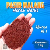 Pasir Malang Merah Ikan Channa Predator Aquarium Aquascape - 1 Kg
