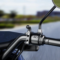 Motorcycle Handlebar Brake Clutch Control Base 17Mm Ballhead Mount