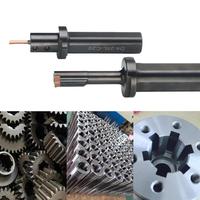CNC Gear Shaper Broaching Tools Slotting Cutter Blind Hole Keyway