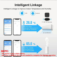 Tuya Smart Home Wifi/Zigbee Temperature & Humidity Sensor Led
