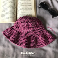 [terbaruu | simply bucket hat crochet | topi rajut handmade