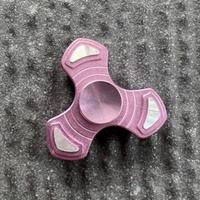 fidget spinner metal tri glitter alumumium | mainan anak kulsge 9659jp