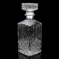 Bg* Botol Minuman Keras/Whiskey/Wine Dengan Bahan Kaca Kristal Dan